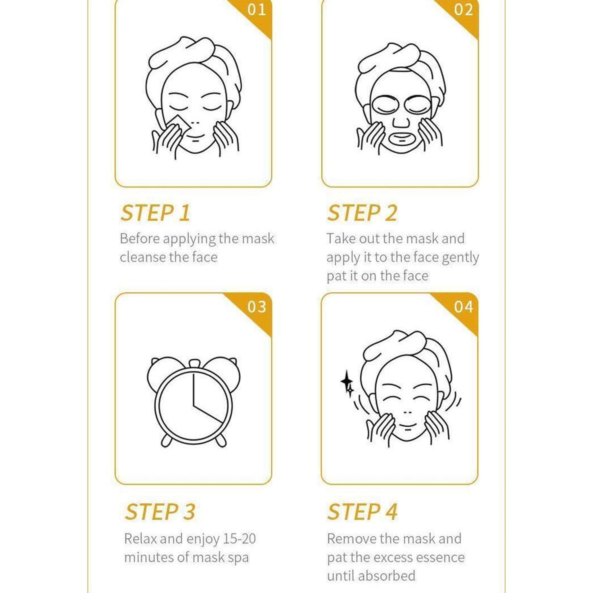 قناع الأرز الياباني الفاخر ترطيب وتفتيح فوري الصورة 4