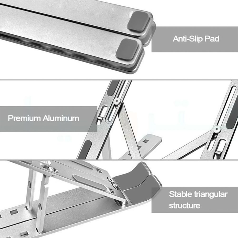 حامل لاب توب قابل للتعديل للمكتب الصورة 2