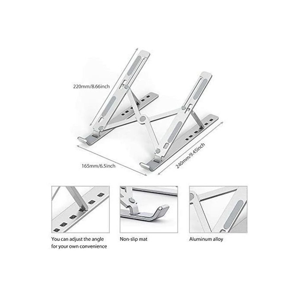 حامل لاب توب قابل للتعديل للمكتب الصورة 3