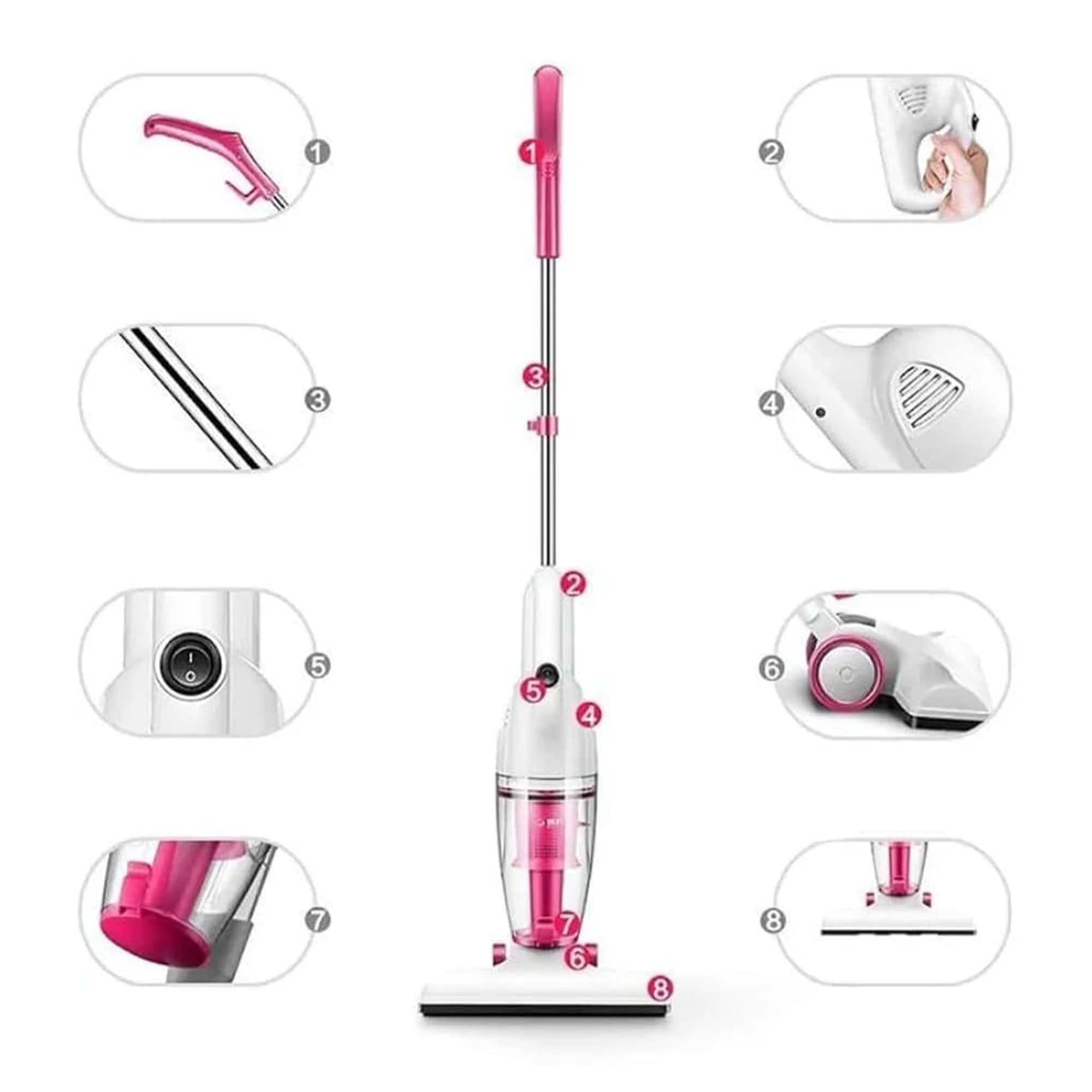 مكنسة 2 في 1 لا سلكية Denx بضمان عامين الصورة 5