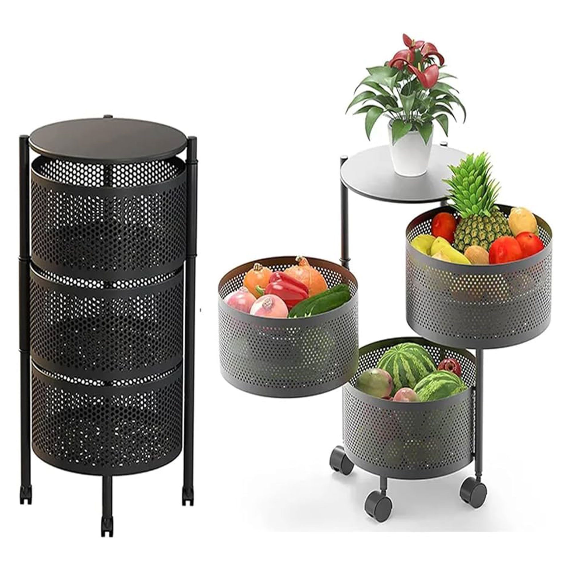 • سلة التخزين الأكبر حجما الصورة 3