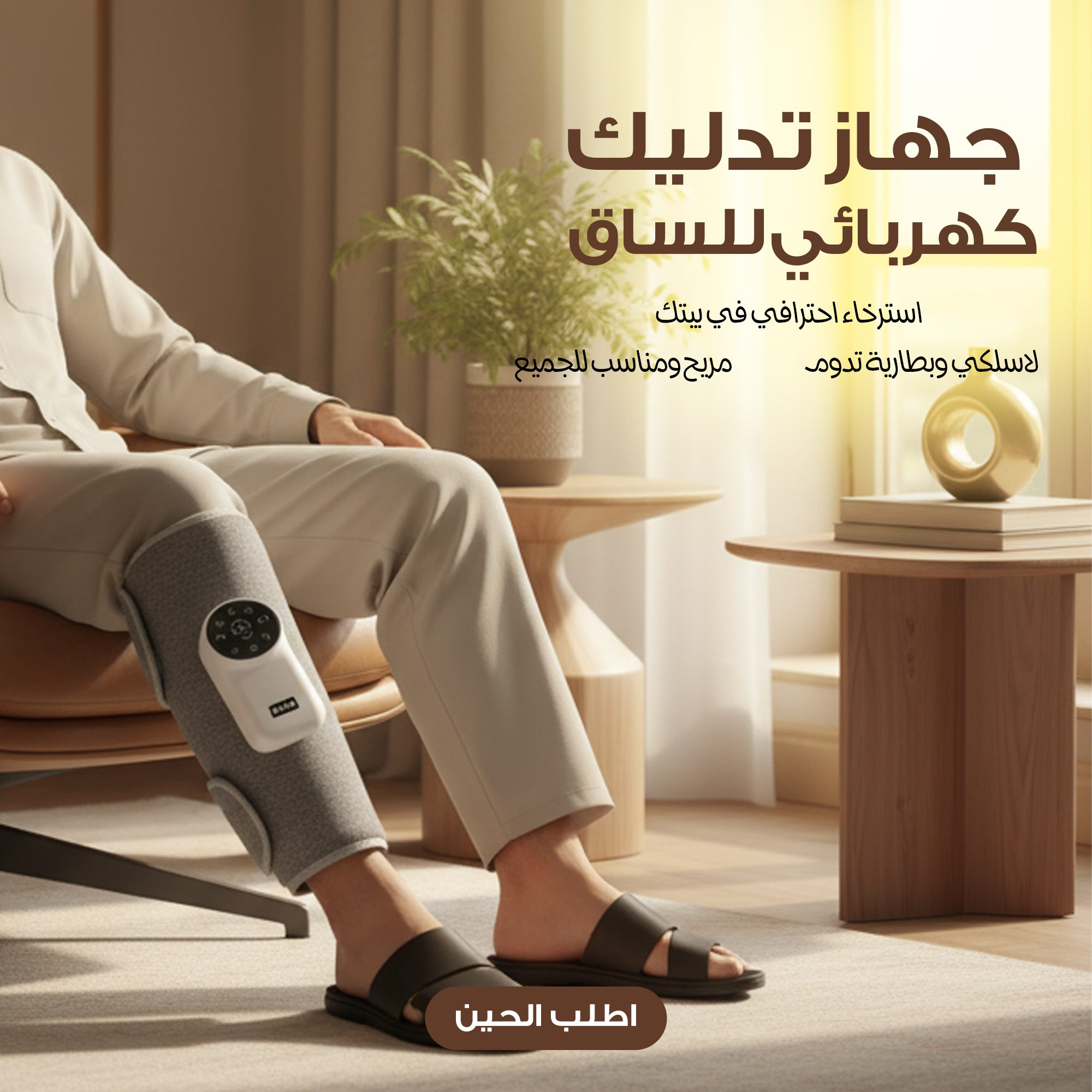 جهاز تدليك كهربائي للساق والذراع الصورة 2