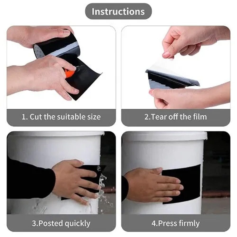 شريط لاصق مطاطي مقاوم للماء من فليكس تيب الصورة 4