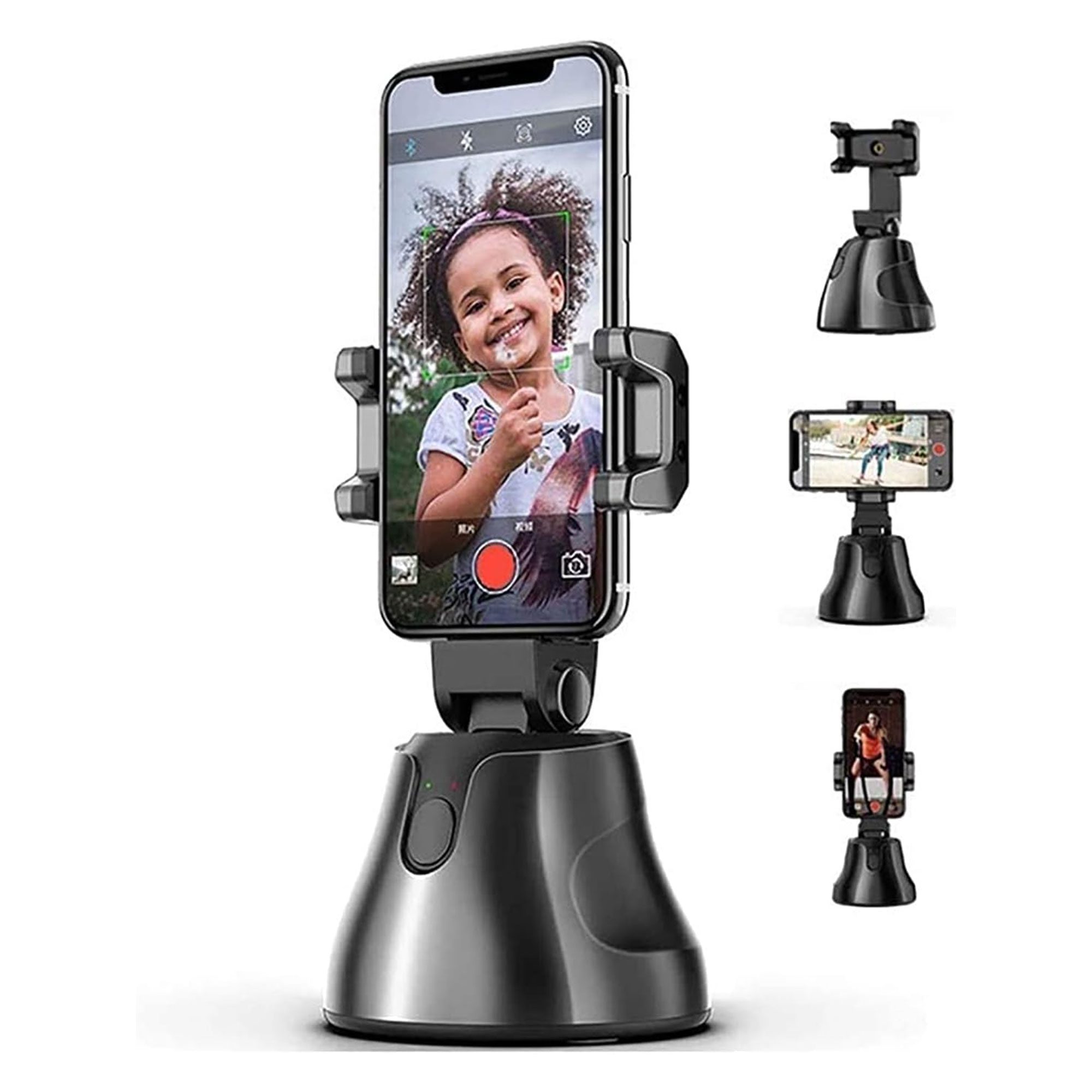 حامل هاتف ذكي يدور 360 درجة مع خاصية تتبع الوجه الصورة 6