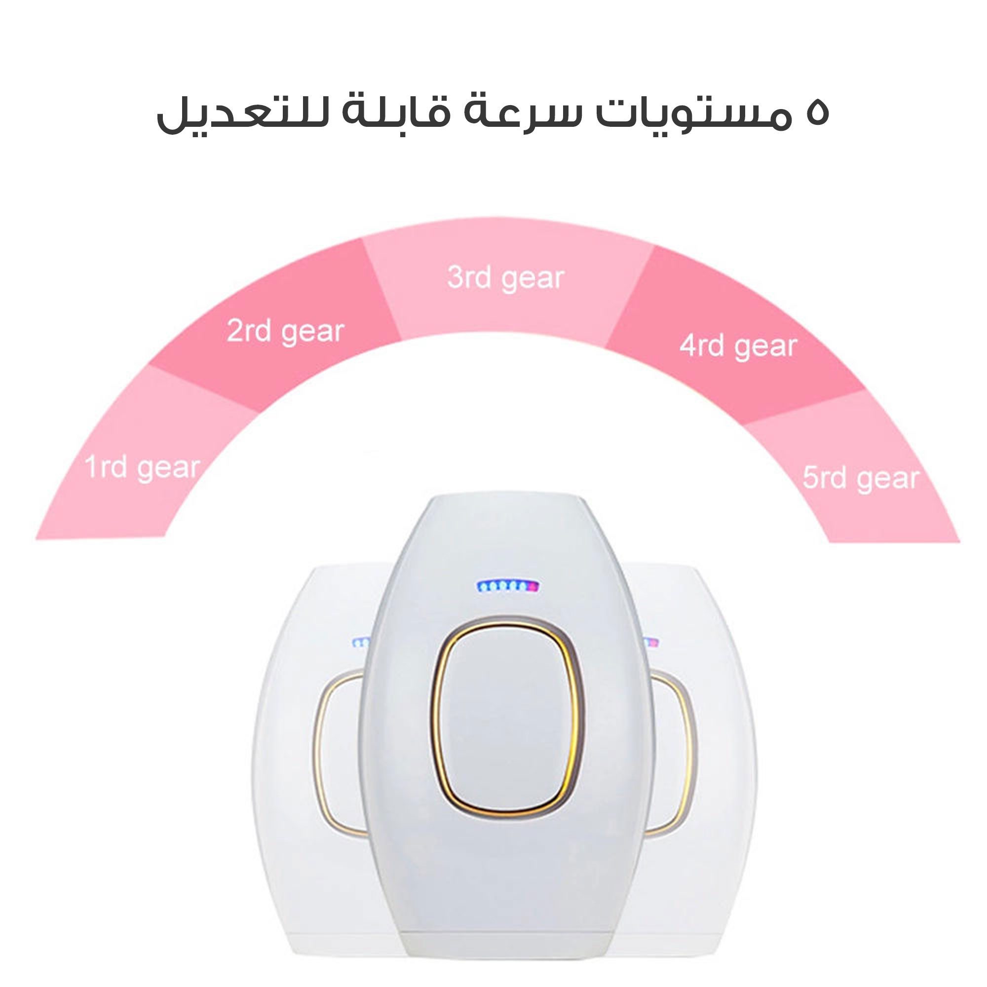 جهاز IPL الحديث ازالة الشعر بالليزر+فرشاة الجسم Dry Brush الصورة 3