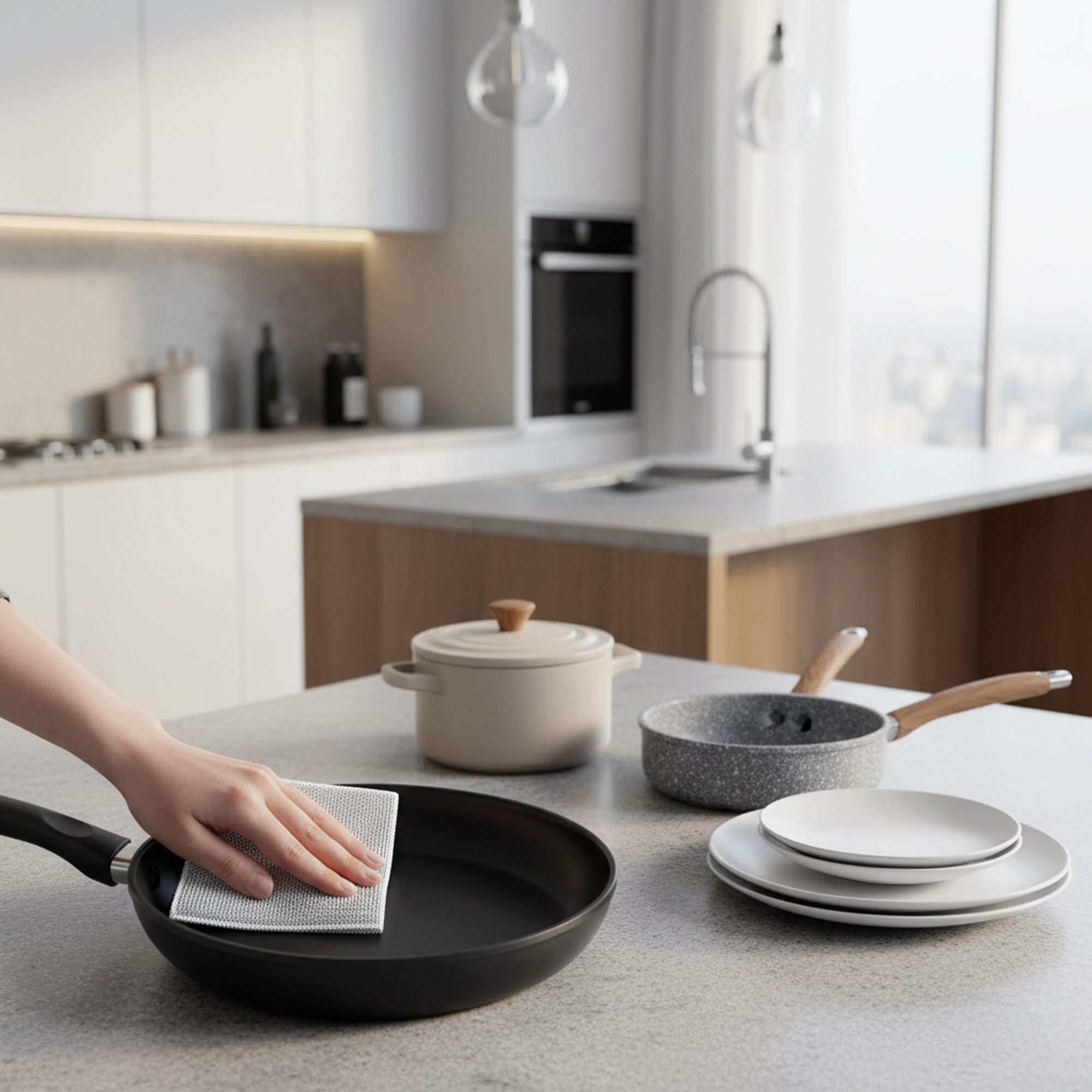 قماش تنظيف الصحون بديل السلك 11 قطعة الصورة 6