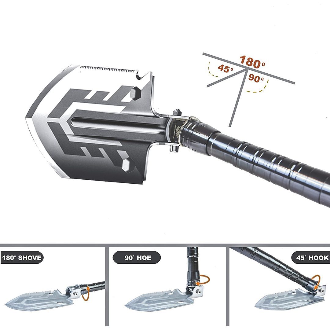 • مجرفة التخييم الفولاذية قابلة للتعديل الصورة 8