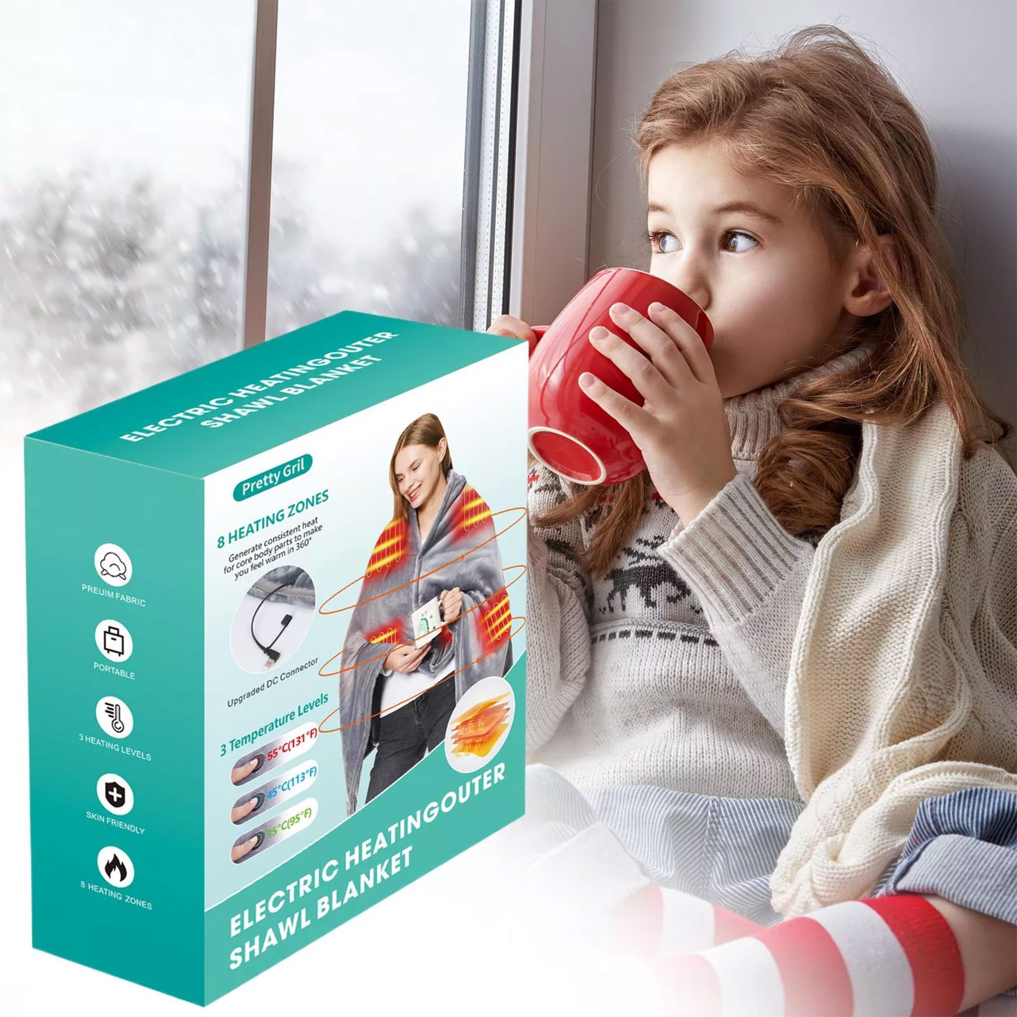 • بطانية حرارية كهربائية الصورة 2