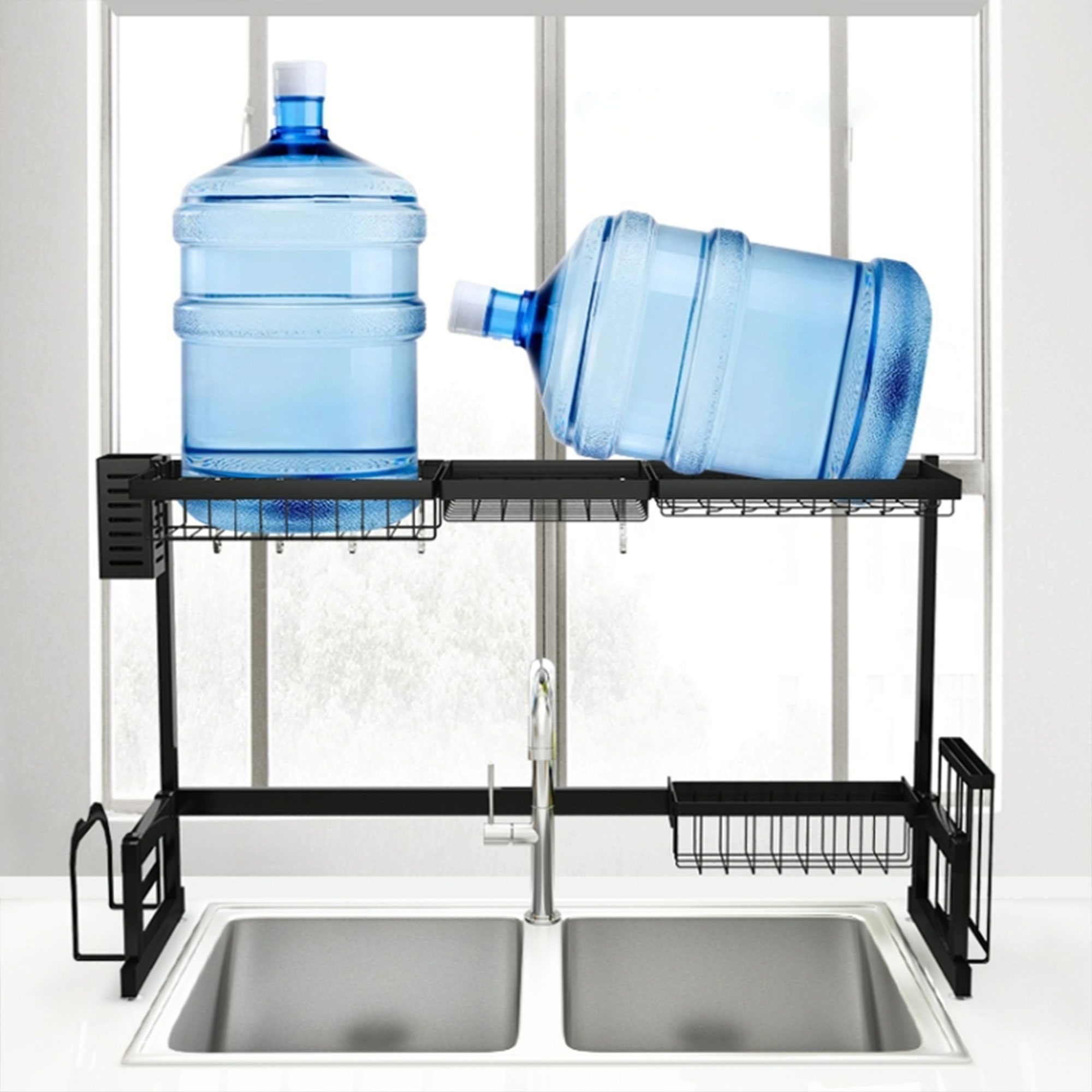 • منظم ومجفف الصحون مقاوم الصدا الصورة 2