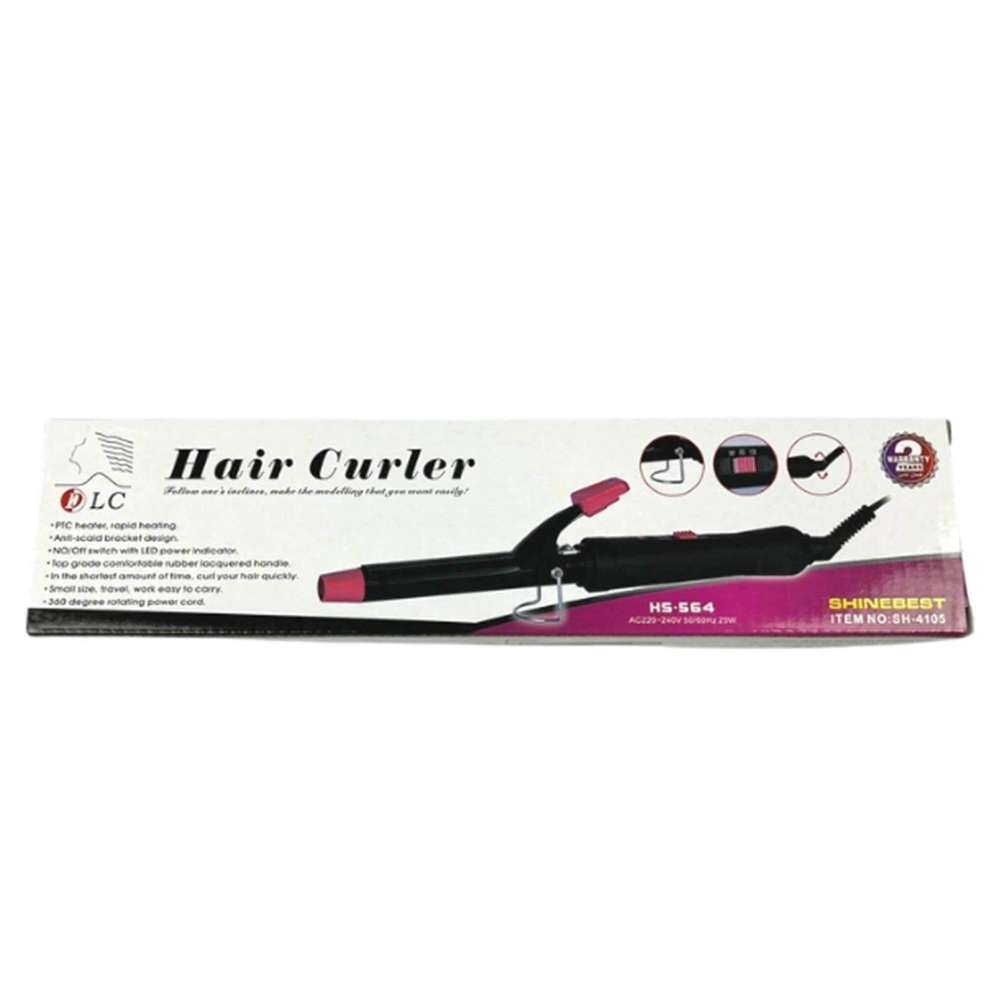 • عصا تجعيد الشعر ضمان عامين الصورة 3