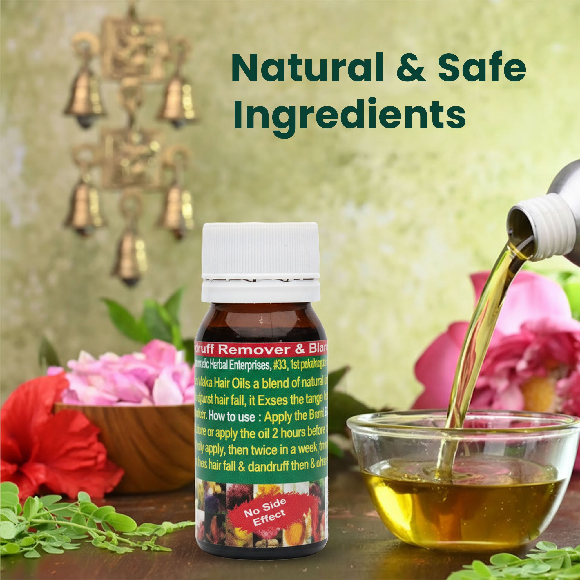 الزيت الهندي 108 عشبة mini, بحجم السفر 50 مل