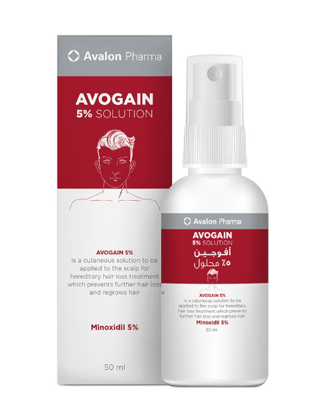 • مجموعة أفوجين بخاخ 5% مينوكسيديل