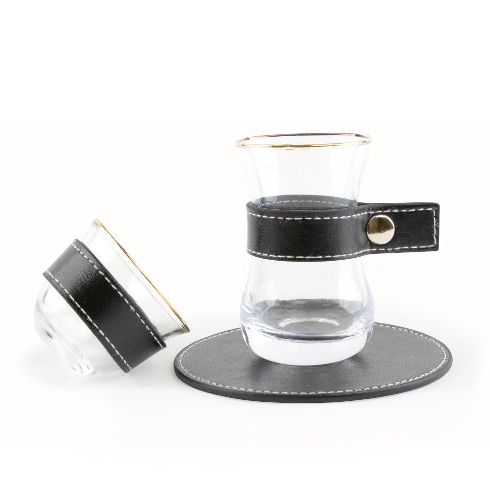 • طقم جلد للقهوة العربي الصورة 3