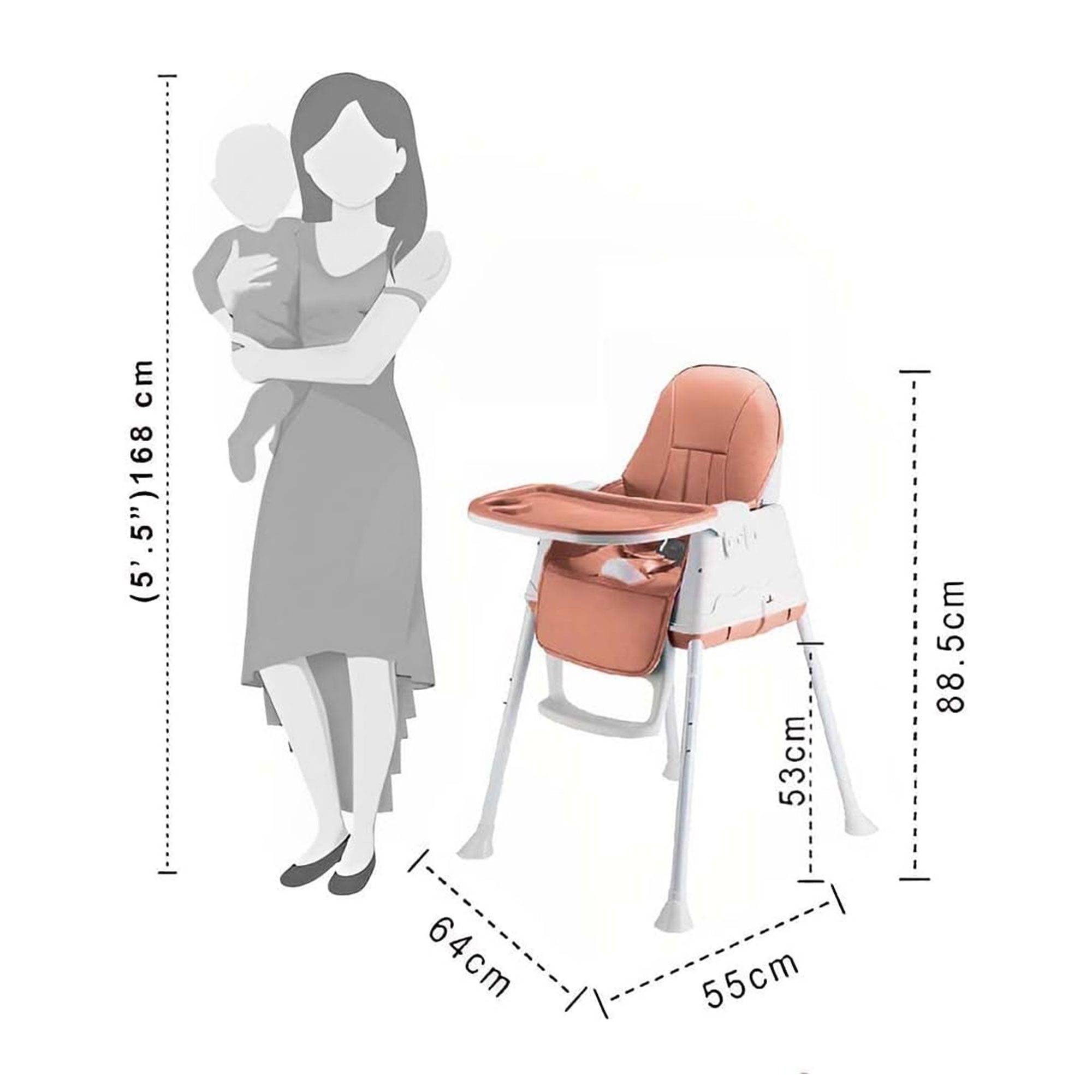 • عربة وكرسي للأطفال 2 في 1 الصورة 2