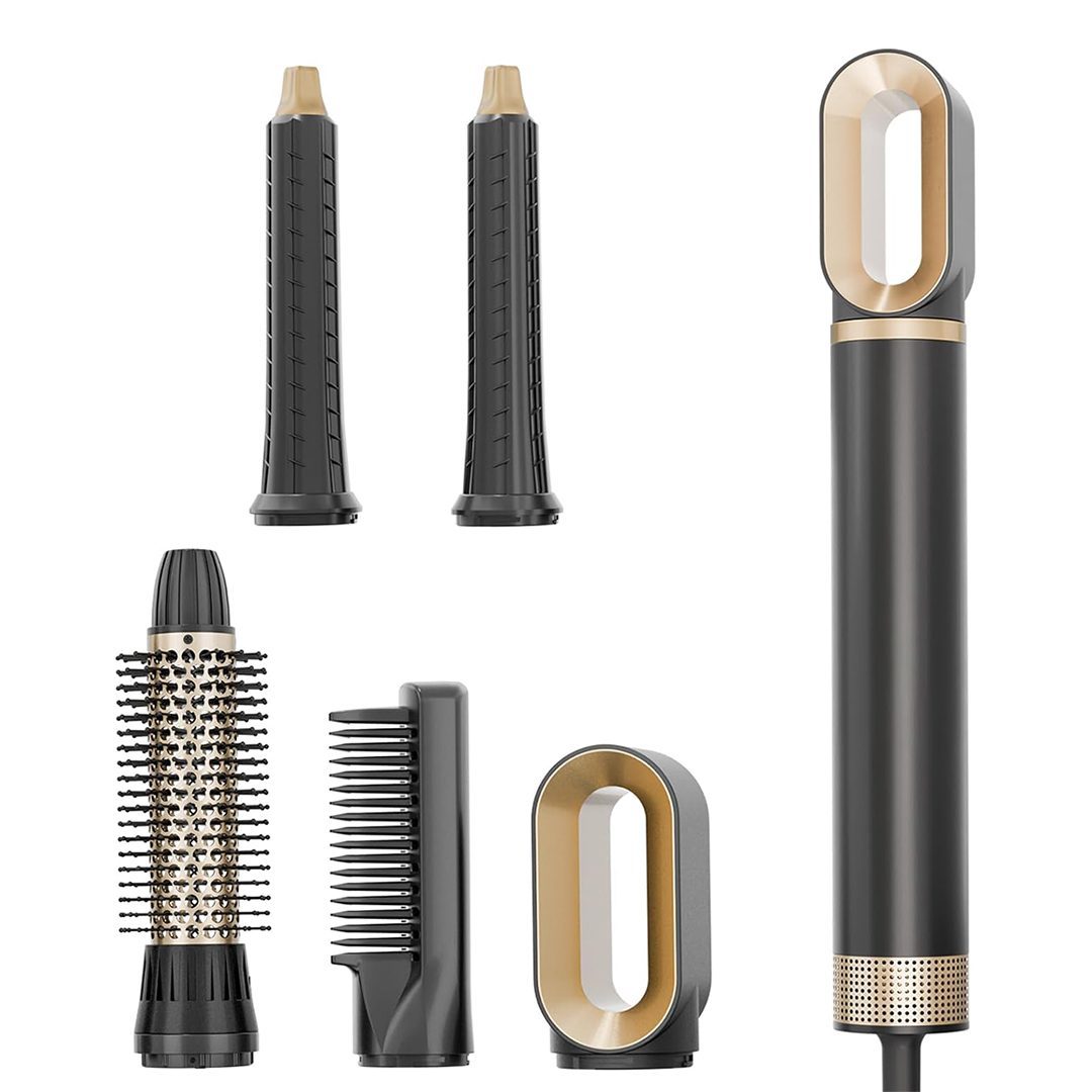 • فرشاة فرد الشعر5 في 1 المتطورة, ضمان سنتين الصورة 5