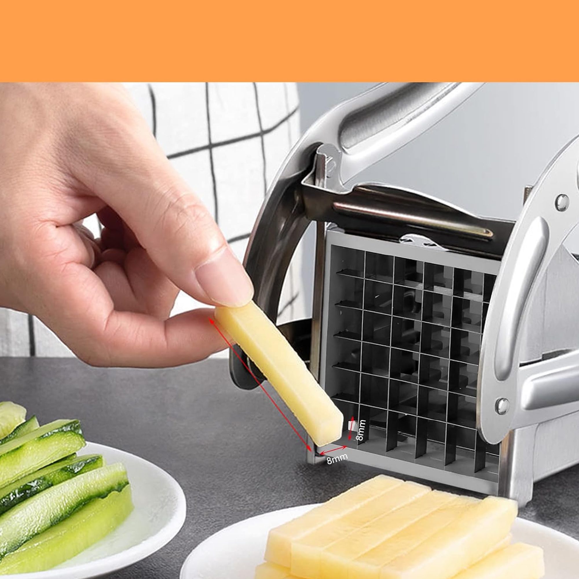 باكج أدوات الطبخ اليومية ( قطاعه بطاطس يدوية + مفرمة كهربائية صغيرة ) الصورة 5