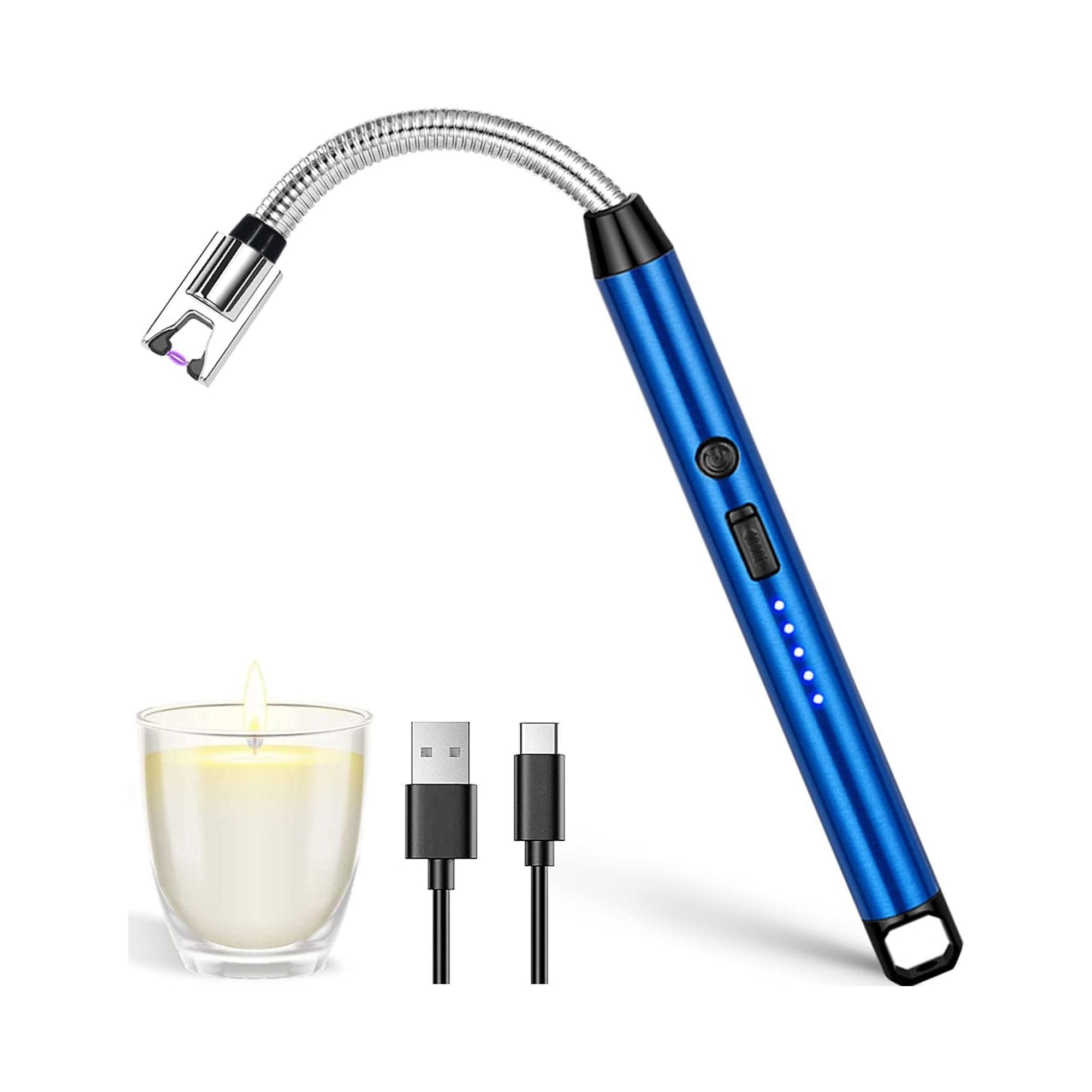 قدّاحة لهب إلكترونية حديثة قابلة لإعادة الشحن الصورة 3