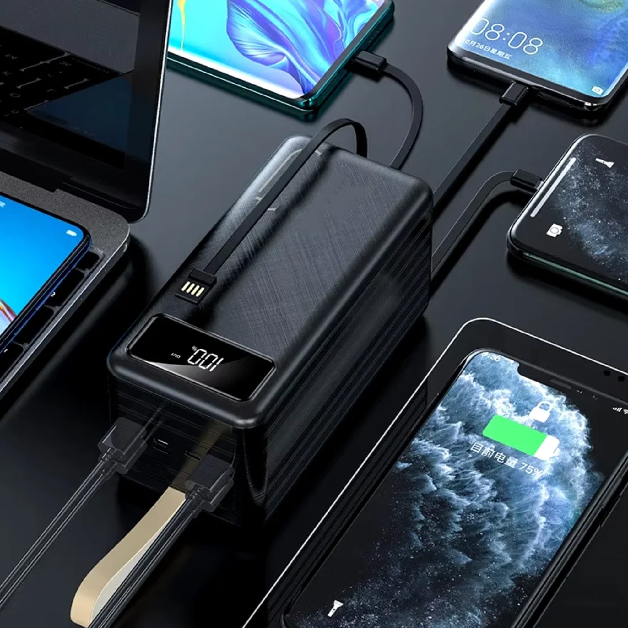 باور بانك بسعة كبيرة 100 ألف مللي أمبير الصورة 3