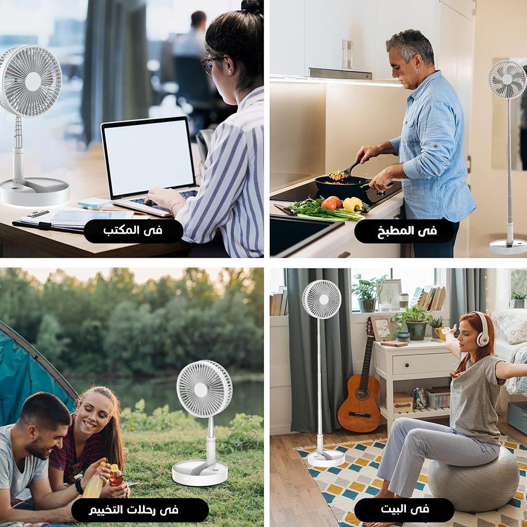 مروحة مكتب متعددة المقاسات الصورة 10