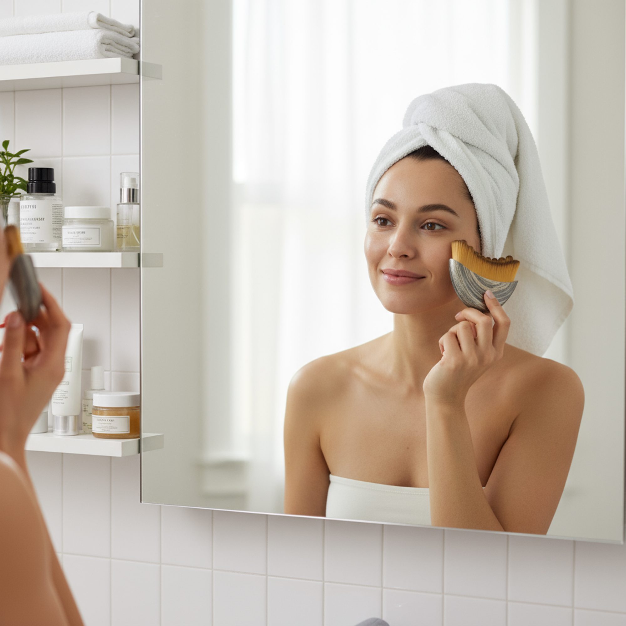 فرشاة وجه جديدة للكونتور اللمفاوي الصورة 5