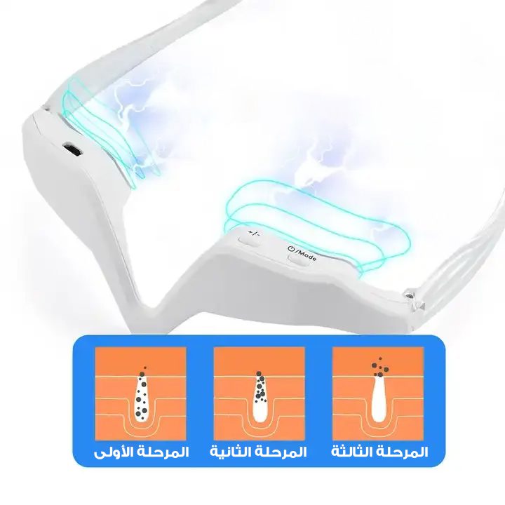 نظارات علاج بالضوء الاحمر لتجاعيد العين الصورة 5