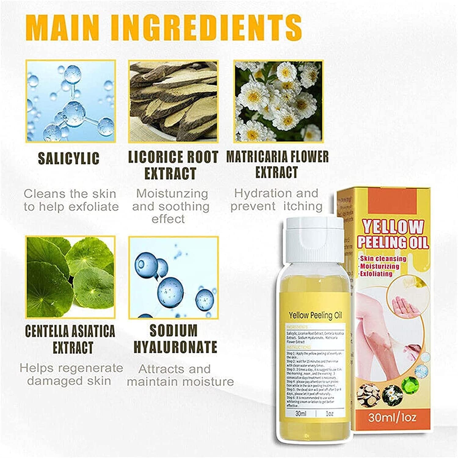 زيت تقشير الجلد الميت السحري الصورة 4