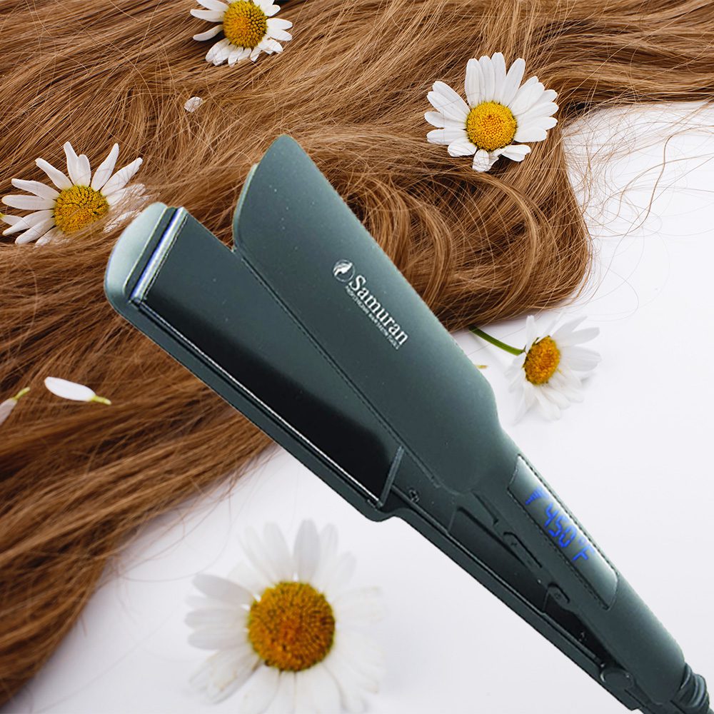 • Samuran مكواة فرد الشعر السيراميك الصورة 2