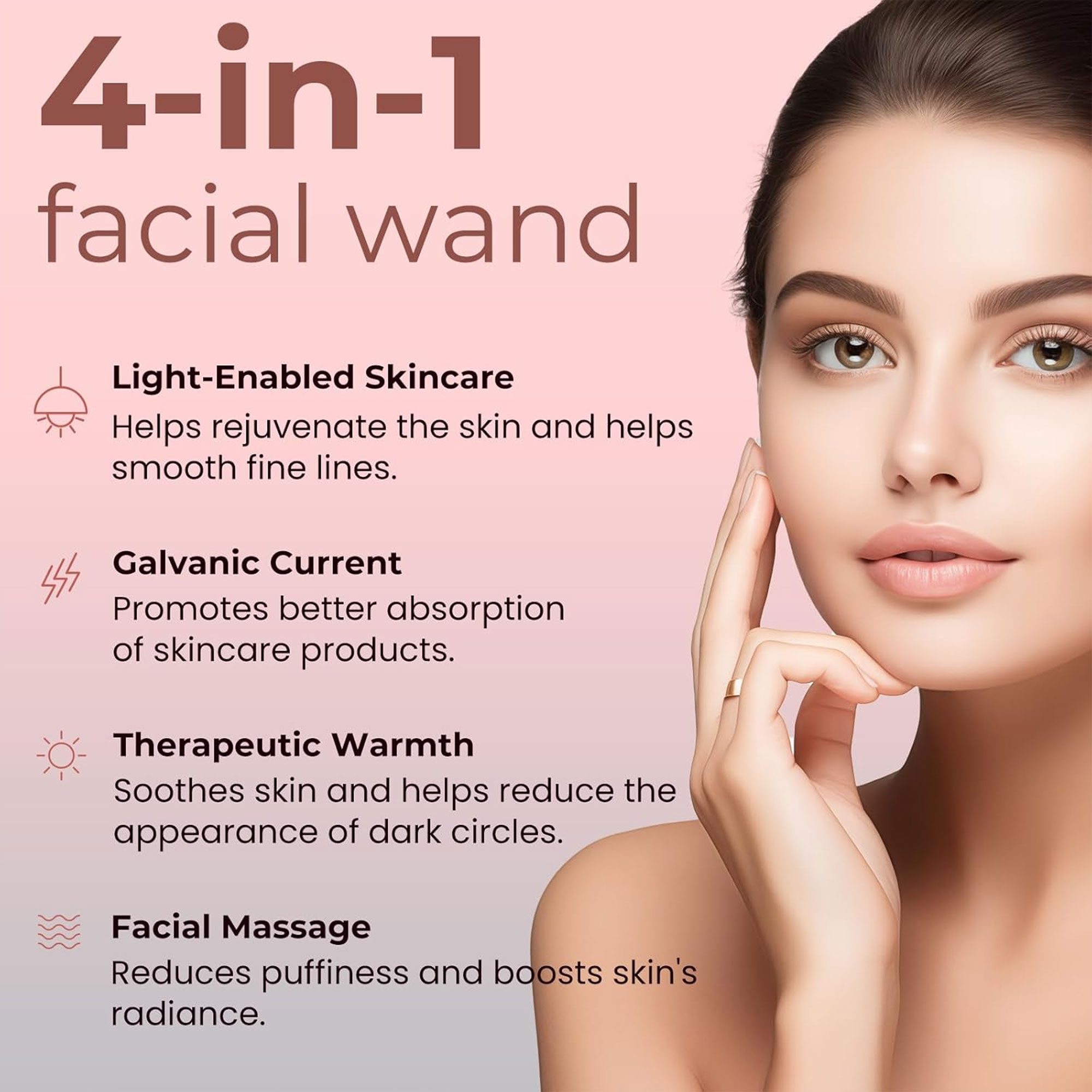 جهاز العلاج بالضوء الأحمر لمكافحة الشيخوخة وإزالة التجاعيد وشد الجلد الصورة 5