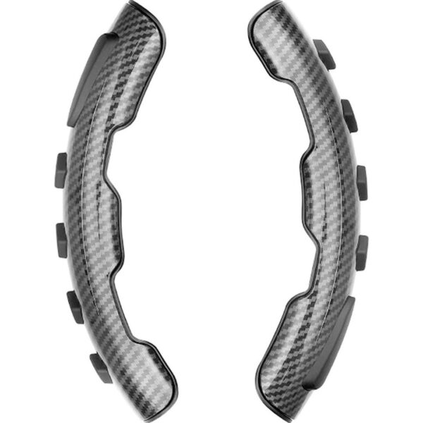 • غطاء عجلة قيادة السيارة من ألياف الكربون والسيليكون المضاد للانزلاق