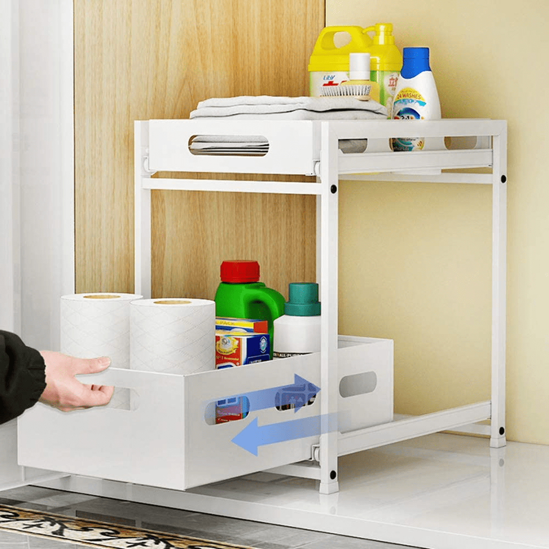 منظم تخزين برف قابل للسحب الصورة 3