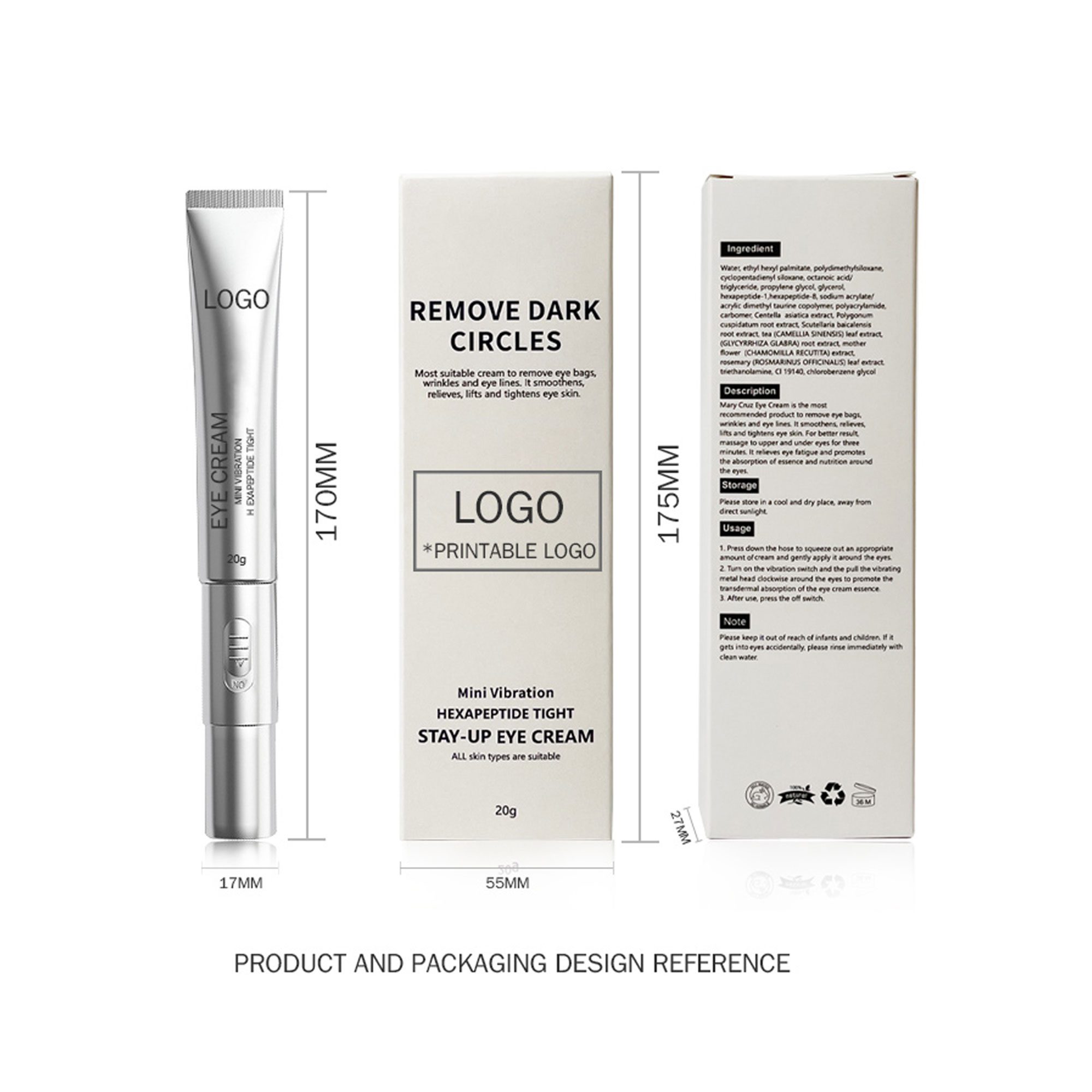 مجموعة التجديد الليلي لمكافحة التجاعيد (سيروم بيبتايدز + كريم العيون المعجزة)