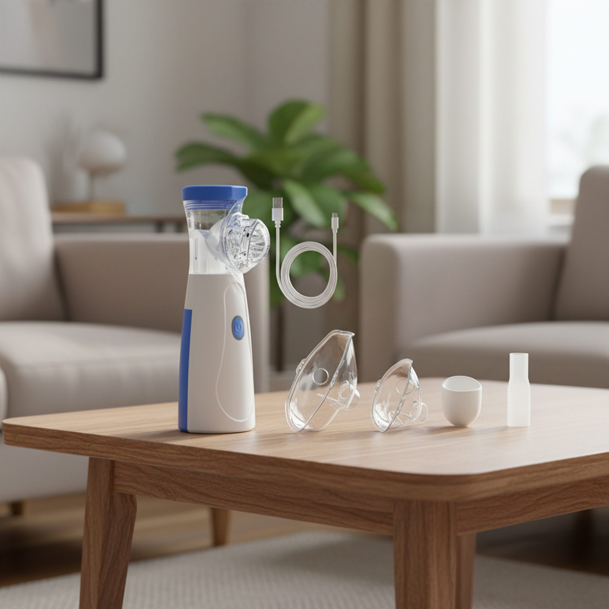 جهاز استنشاق كهربائي محمول الصورة 4