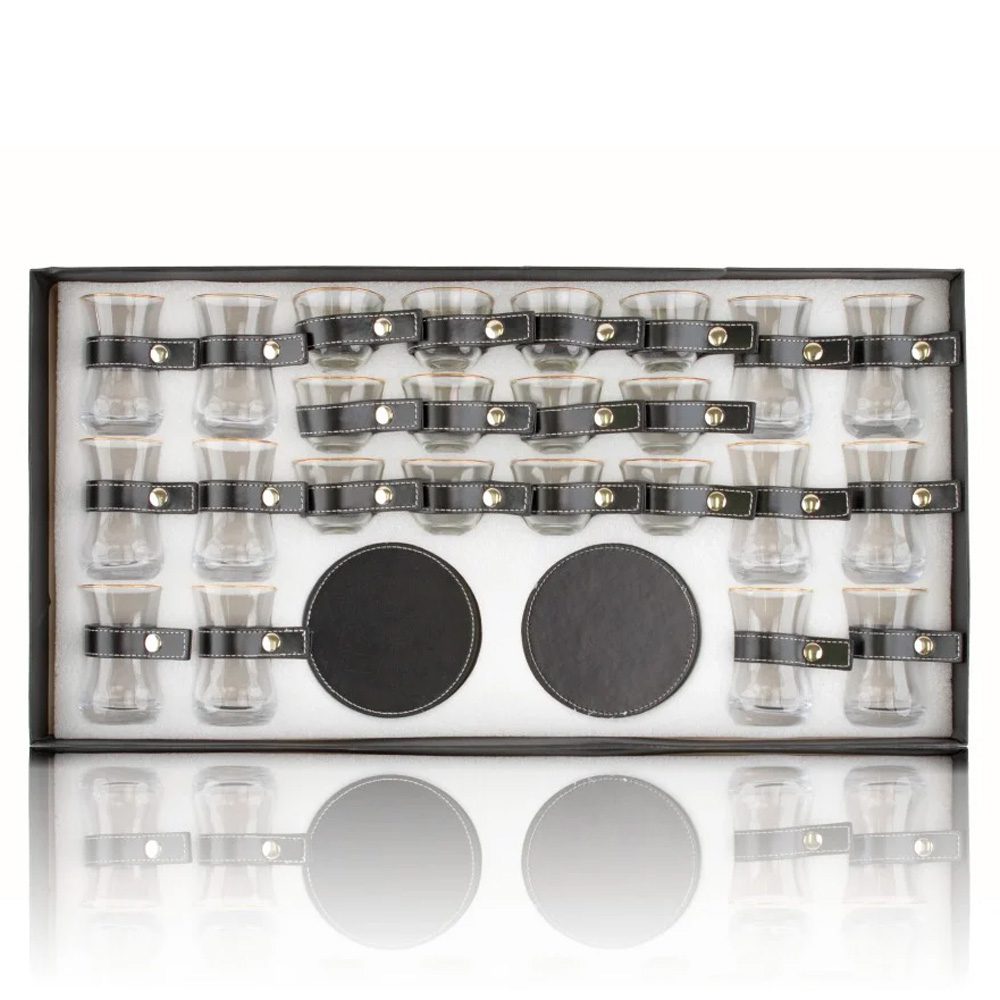 • طقم جلد للقهوة العربي