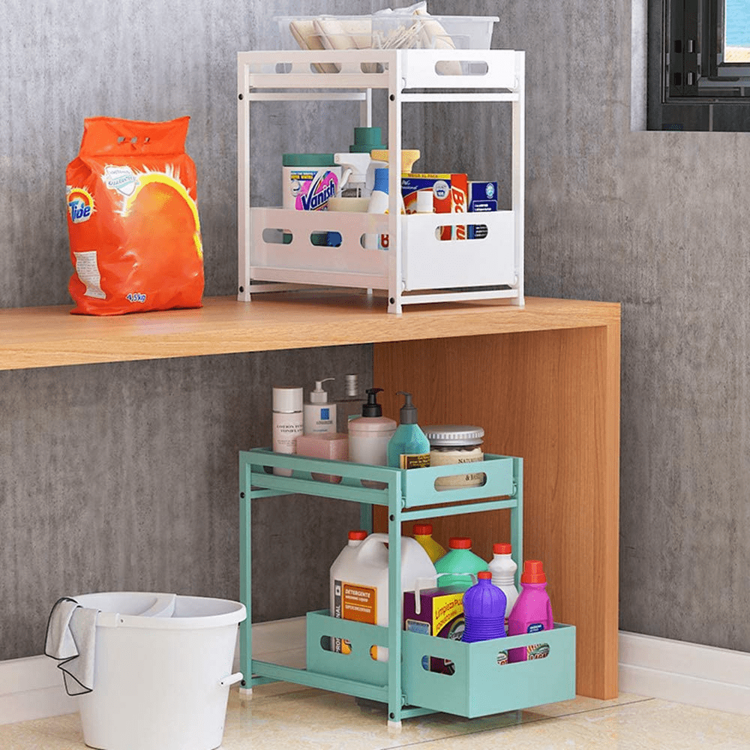 منظم تخزين برف قابل للسحب الصورة 4