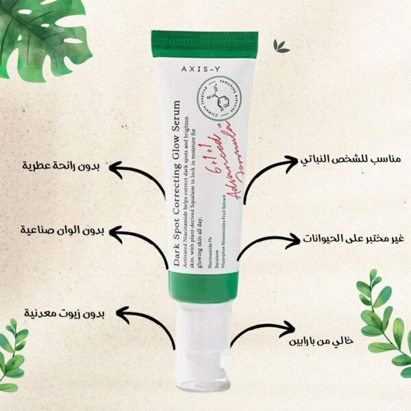 • مصحح البقع الداكنة بالنياسيناميد