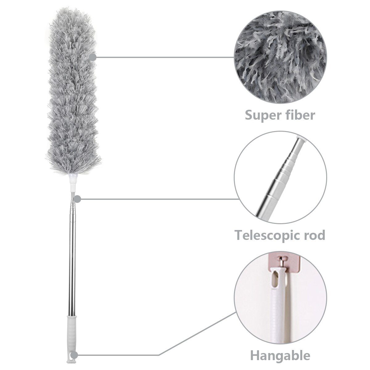 عصا تنظيف ريشية الصورة 4