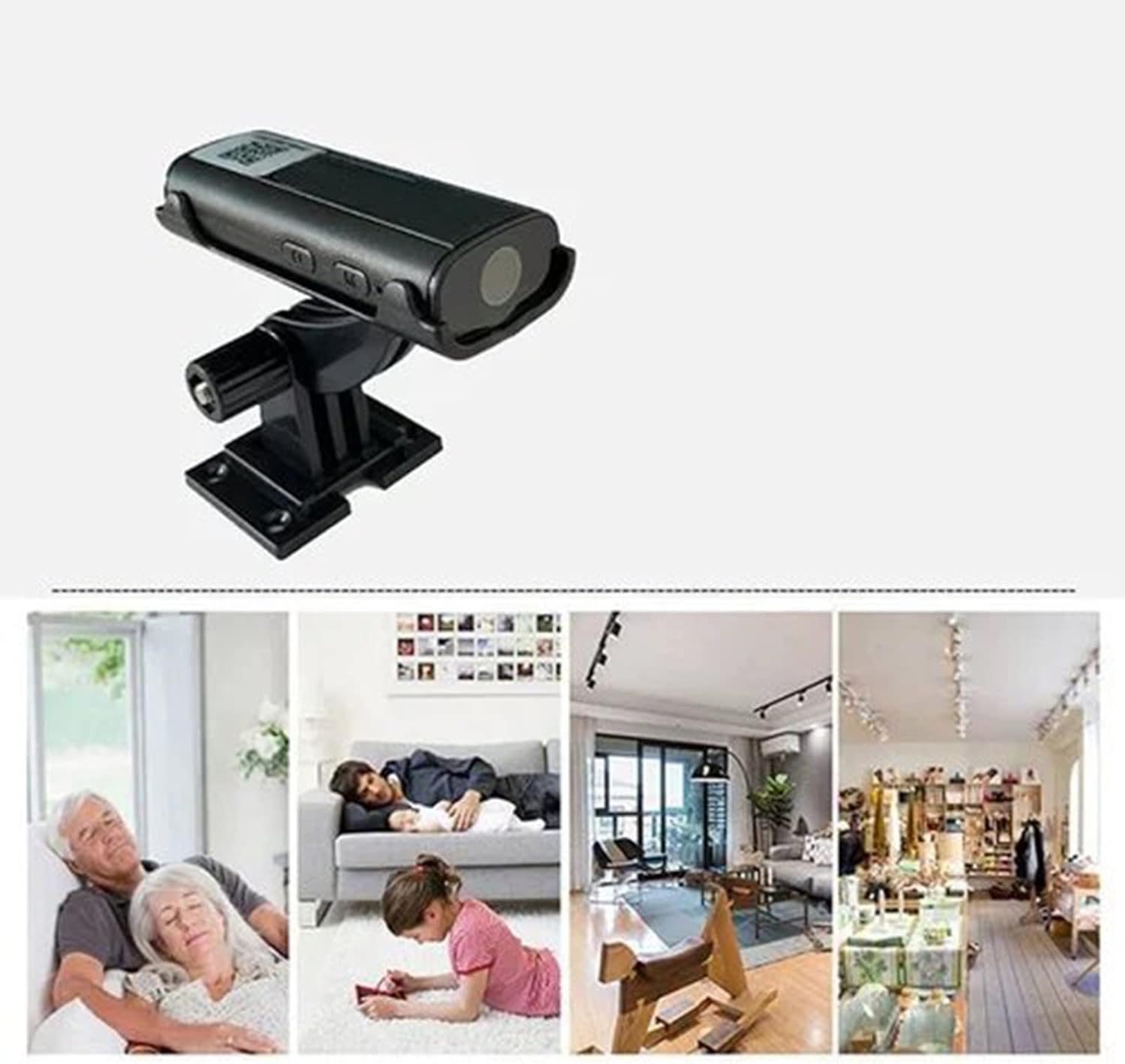 الكاميرا الذكية ضد الموية للسيارة والمنزل بجودة تصوير full hd الصورة 3