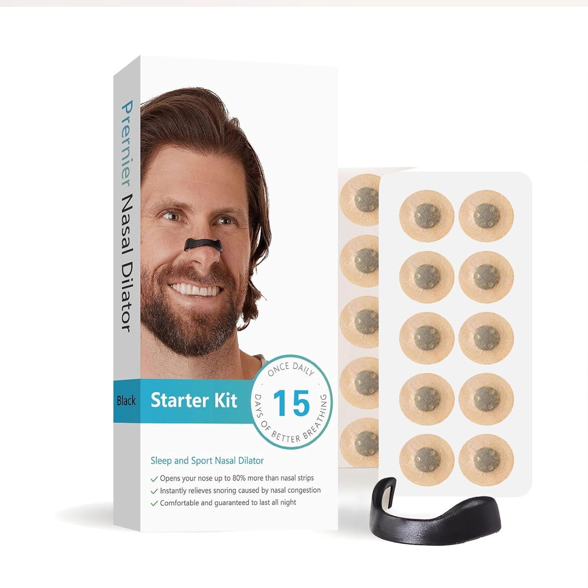 شرائط أنف لتحسين التنفس للرجال والنساء الصورة 5