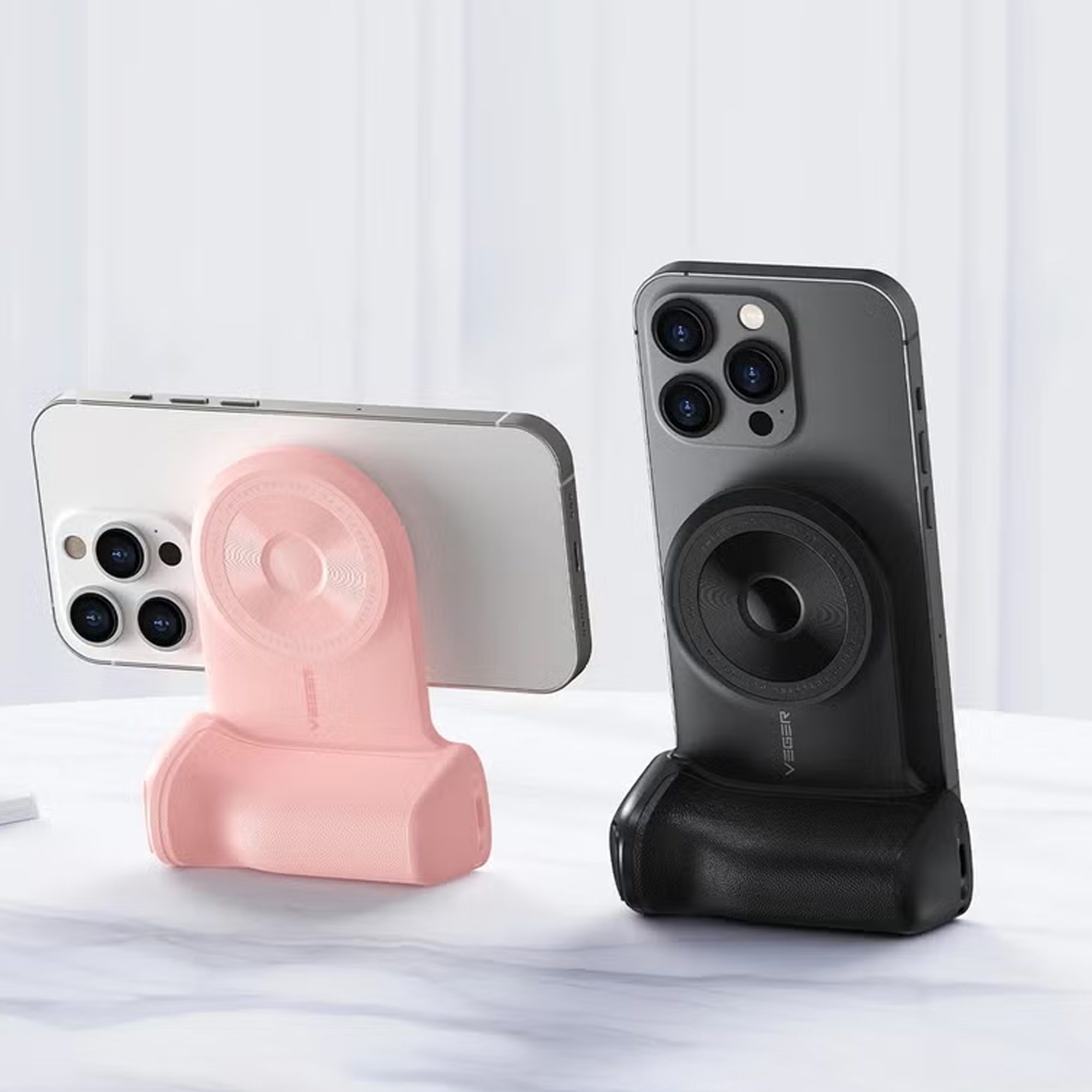 مقبض تصوير مغناطيسي + باور بنك لاسلكي الصورة 3