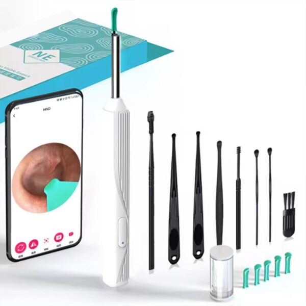 منظف الأذن الذكي بكاميرا وتطبيق – نظافة دقيقة بلمسة تقنية