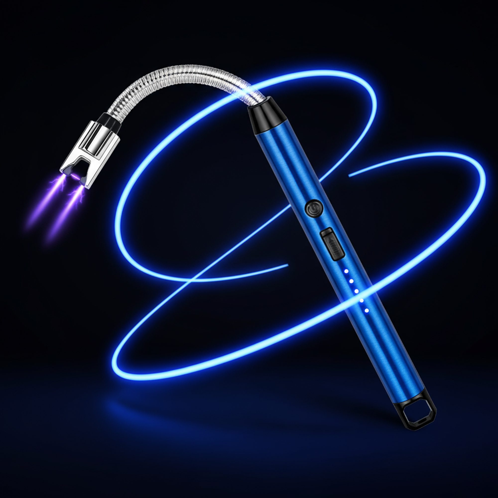 قدّاحة لهب إلكترونية حديثة قابلة لإعادة الشحن الصورة 2