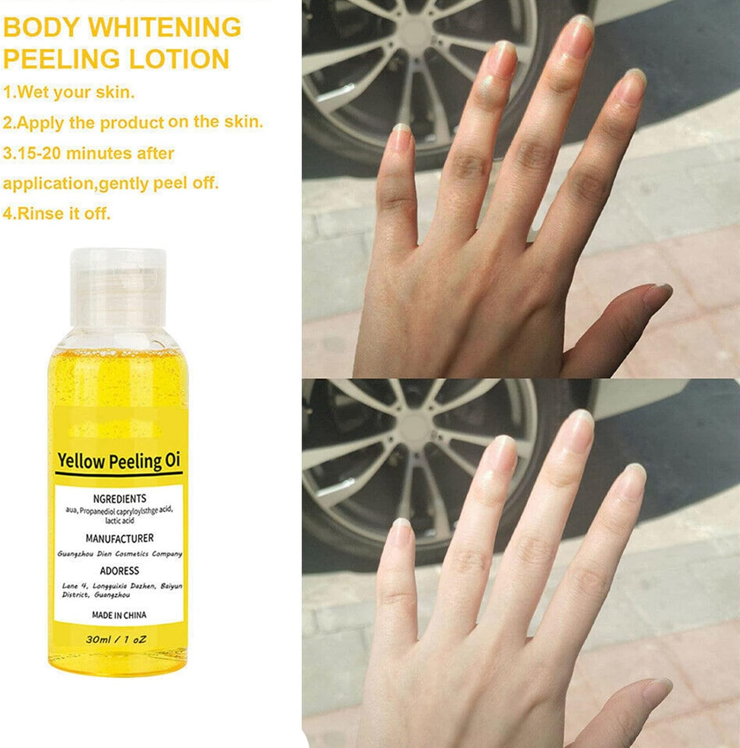 زيت تقشير الجلد الميت السحري الصورة 3