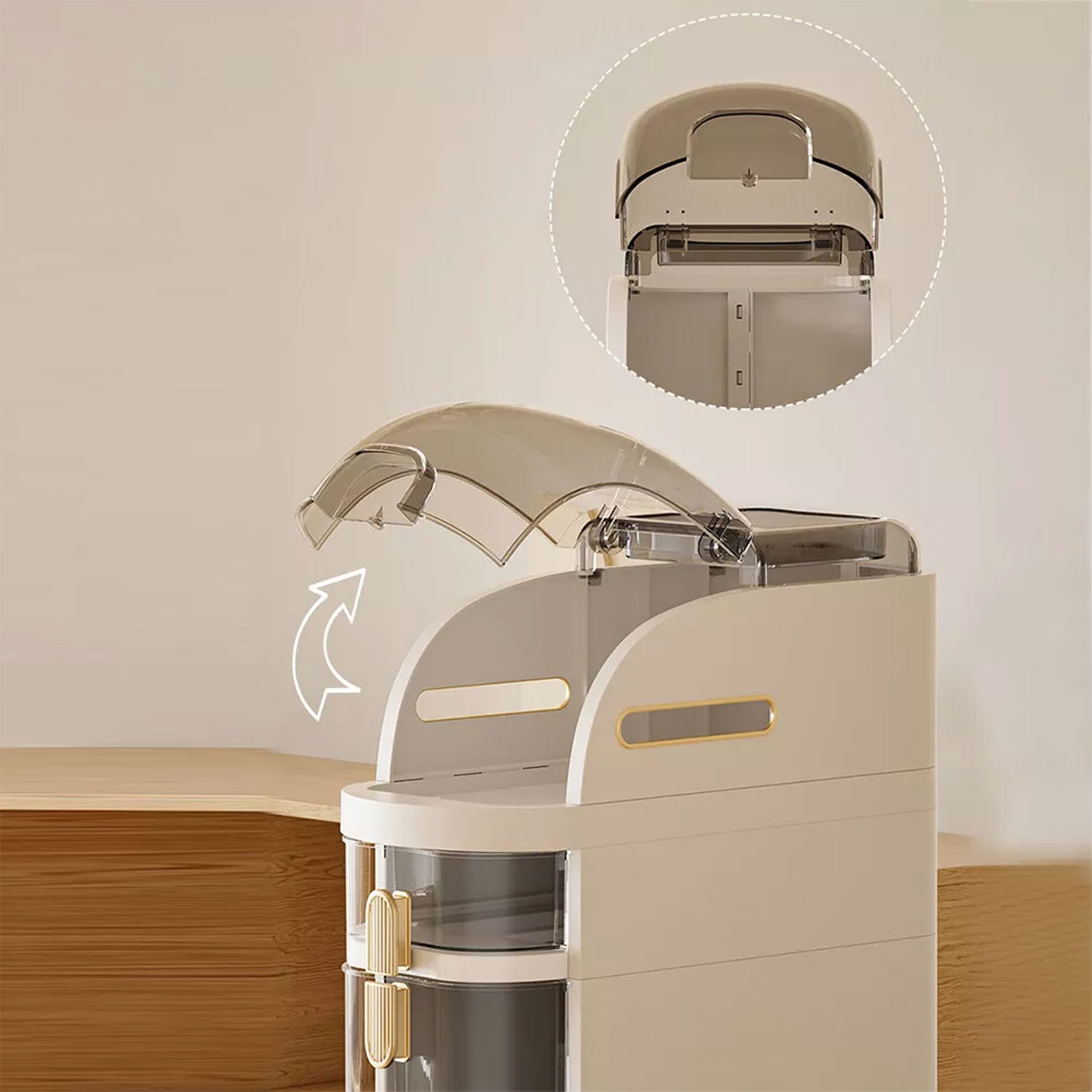 • منظم و خزانة الحمام الصورة 2