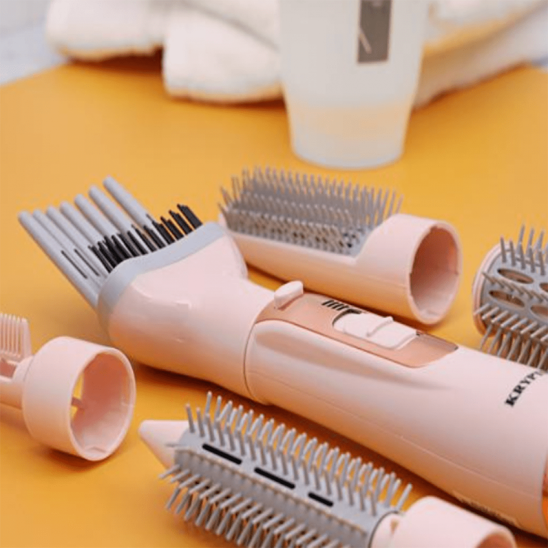 مجموعة تصفيف وتجعيد الشعر 7 في 1 الصورة 2