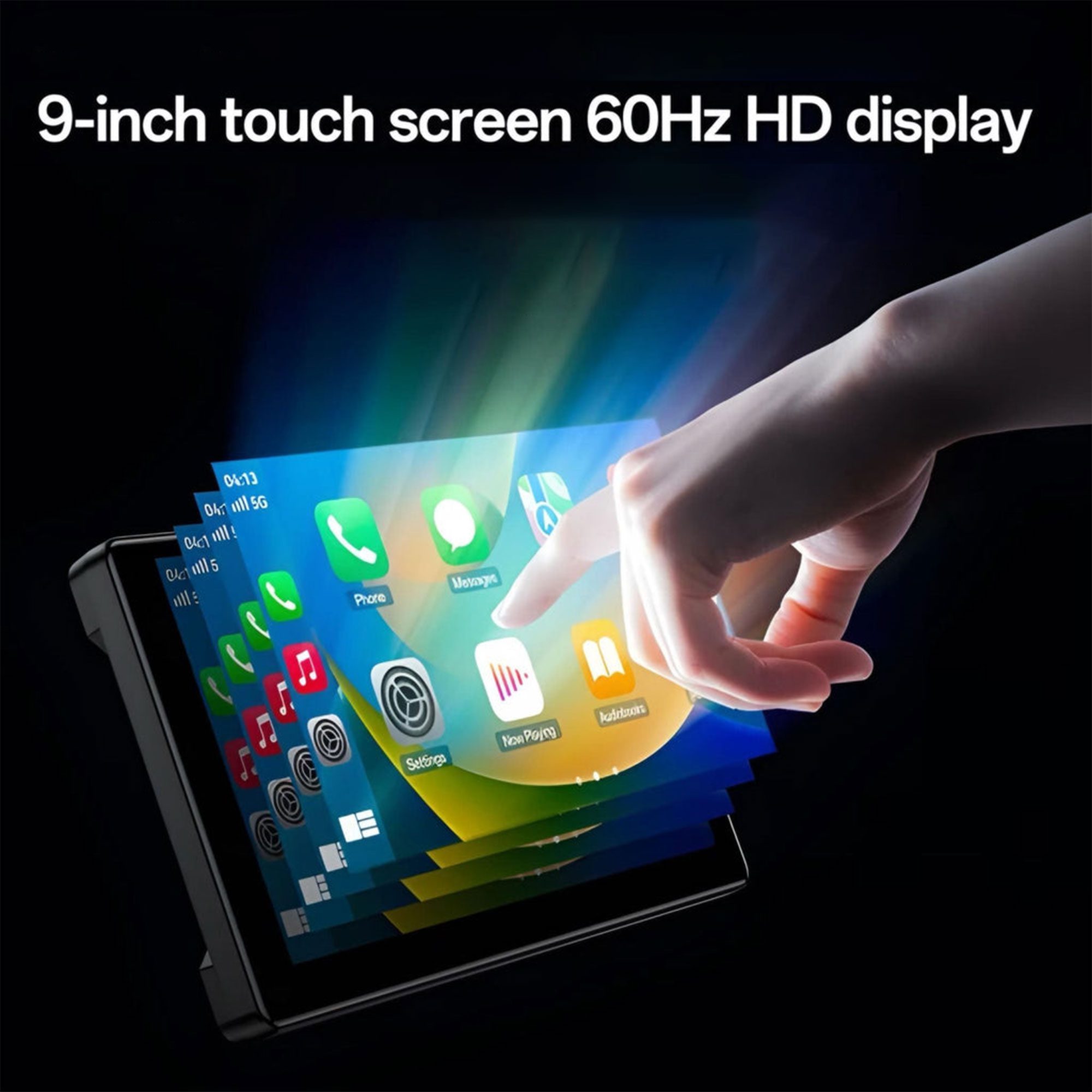 يَسيدو ستيريو برو شاشة سيارة ذكية لاسلكية بضمان سنة