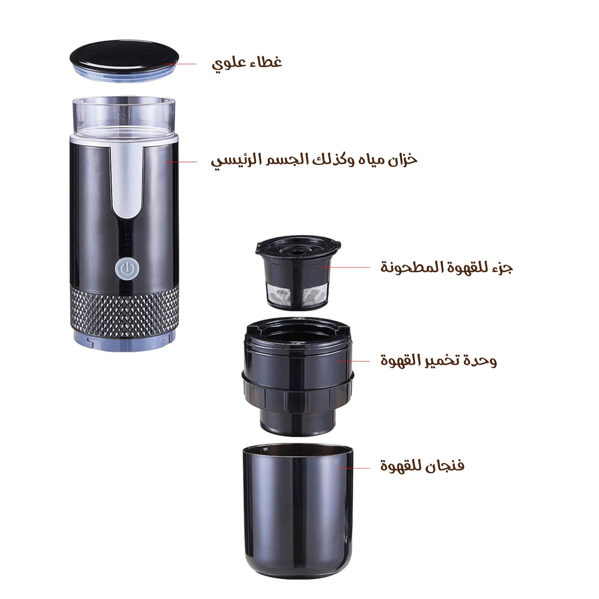 • صانع القهوة المحمول الصورة 4