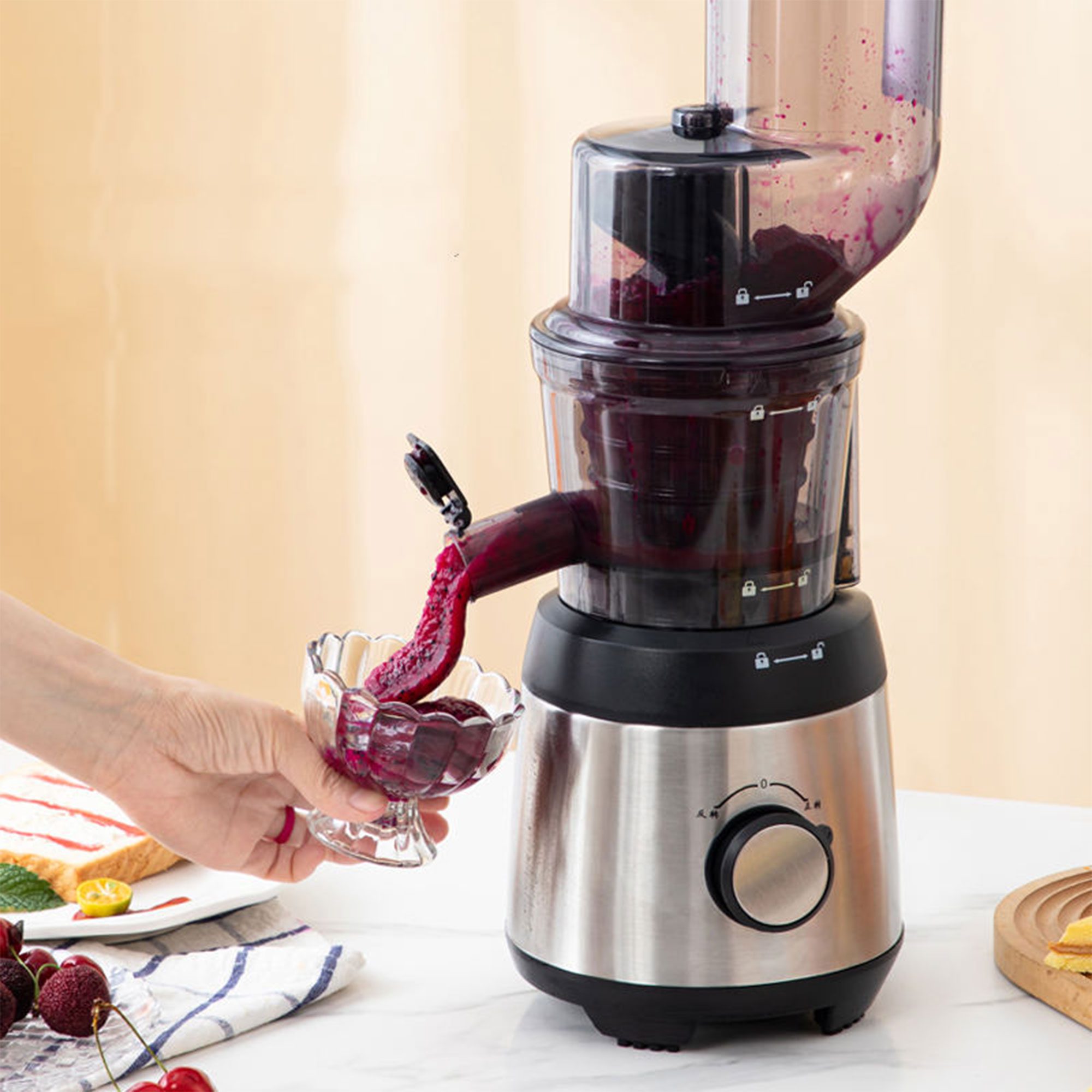 عصاره و صانعه ايس كريم و عصاره برتقال الحديثة بضمان عامين الصورة 4