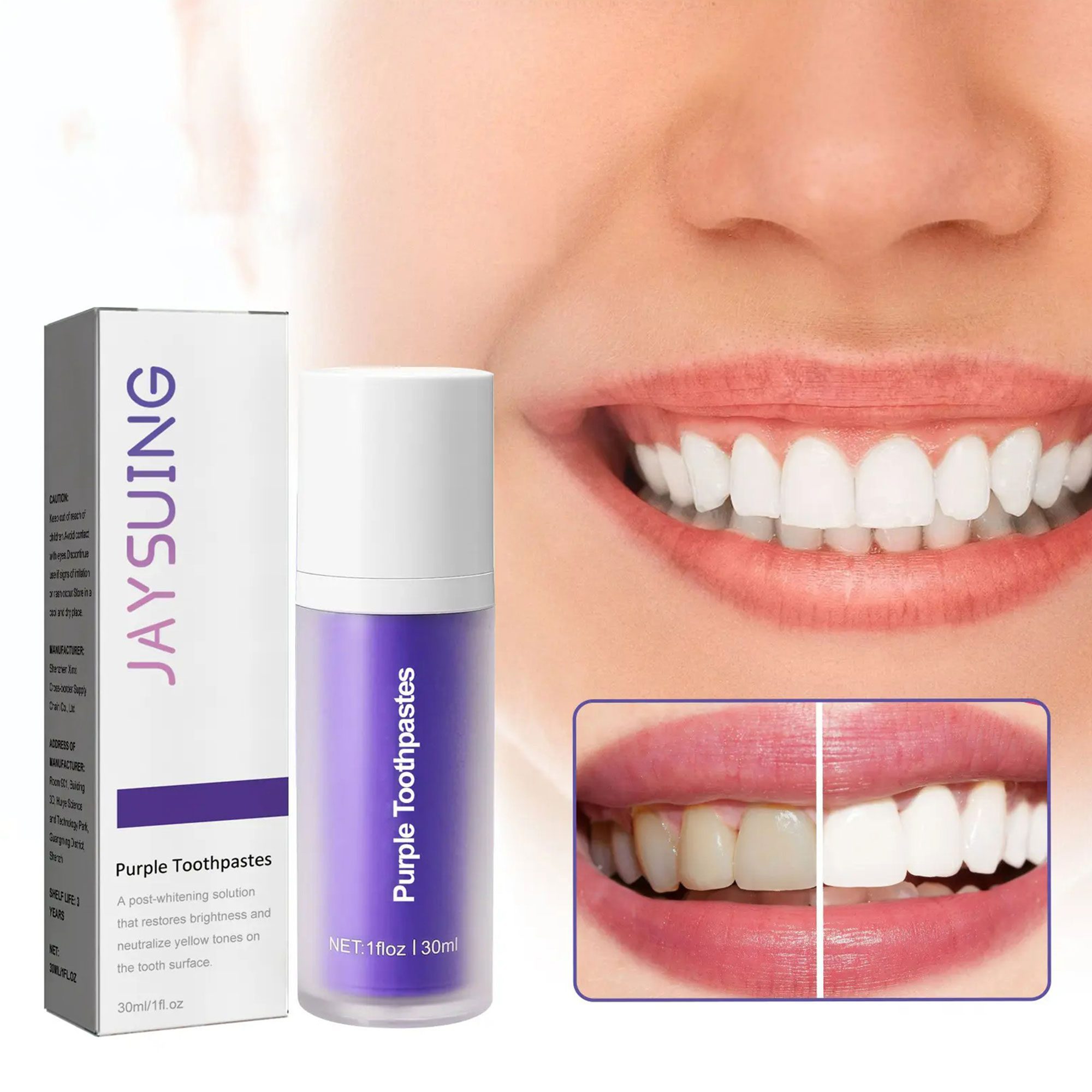 عرض 1+1 هدية جيل تبييض الاسنان السحري الصورة 2