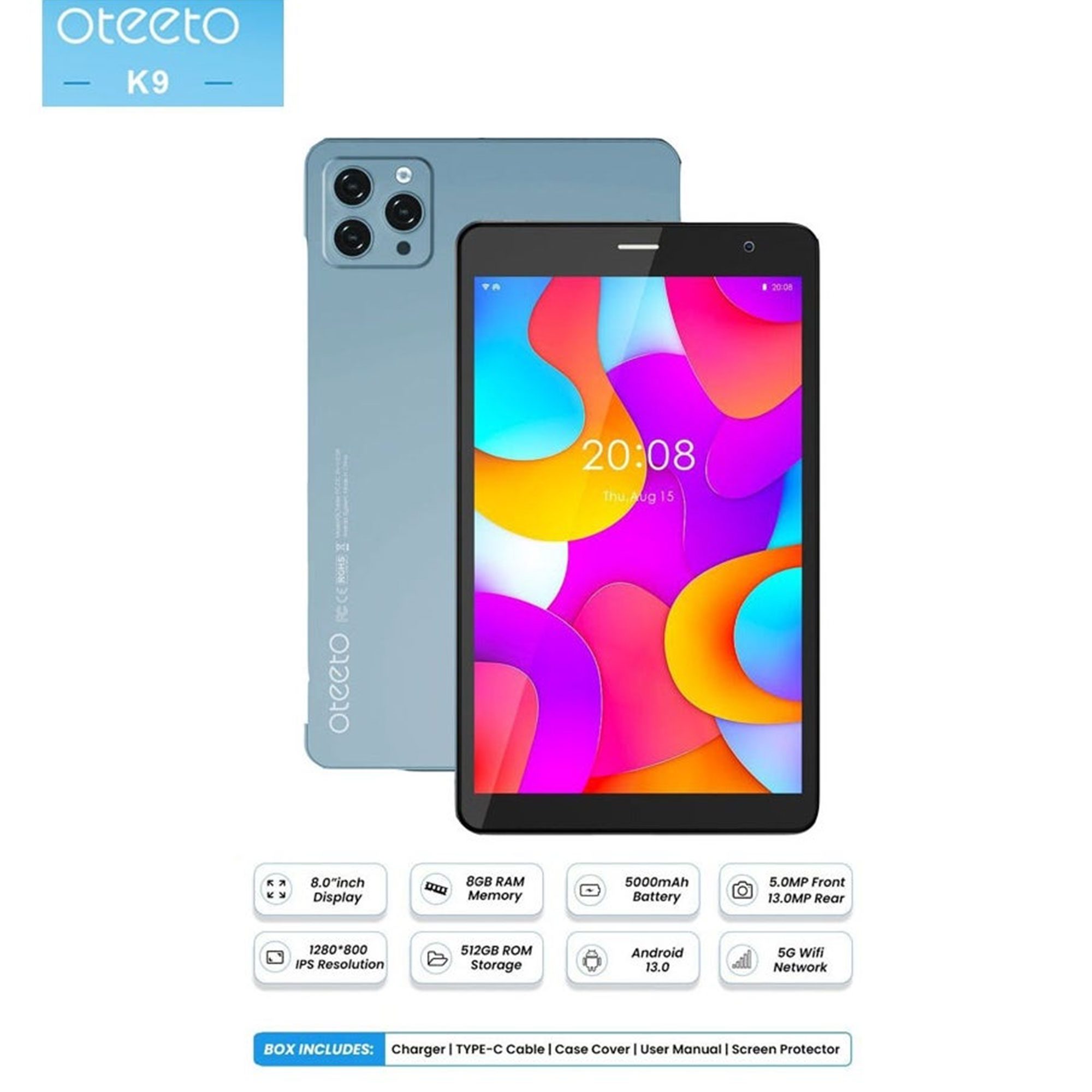 اوتيتو K9 شاشة 8 بوصة الصورة 4