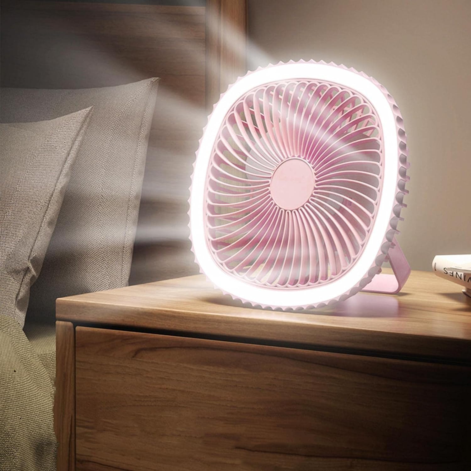 مروحة سقف مضيئة متنقلة الصورة 7